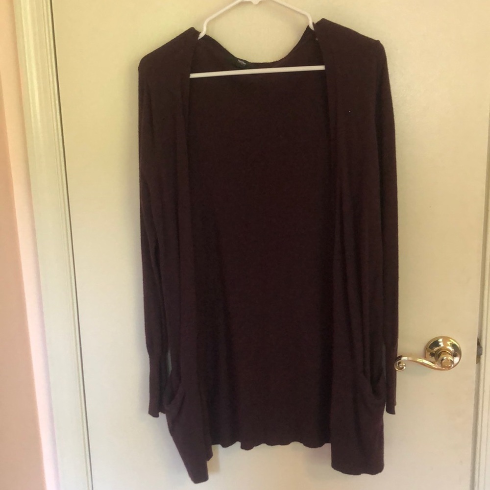Maroon Cardigan